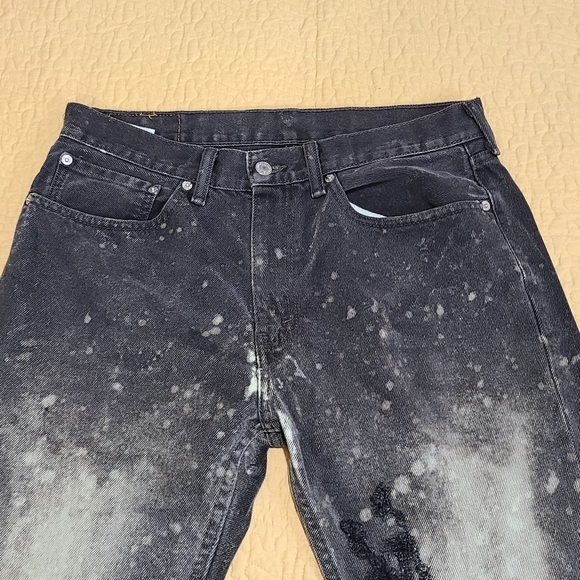 Levi's distressed 505 jean shorts size 34 - Picture 6 of 10